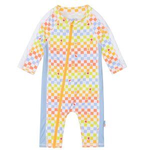 SwimZip Long Sleeve Romper Swimsuit